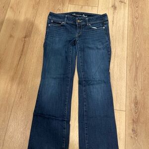 American Eagle Outfitters Dark Blue Flare Jeans